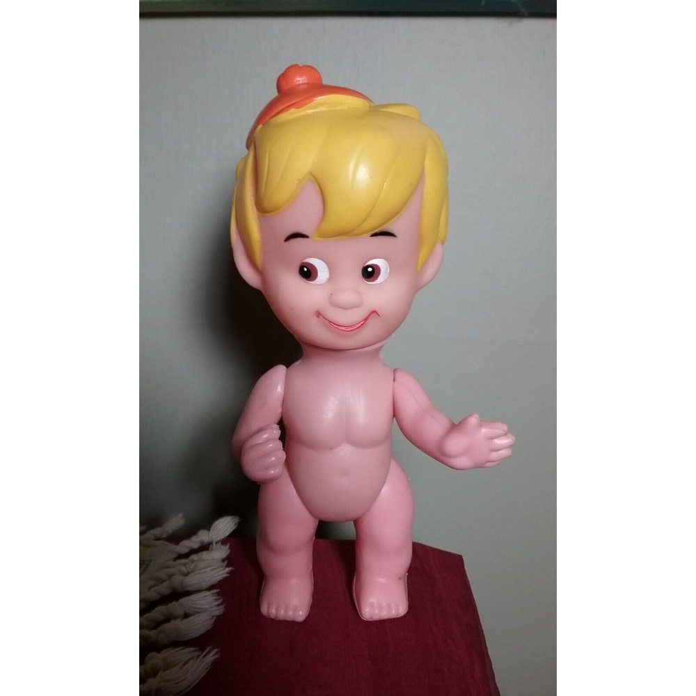 Vintage 1970 Hanna Barbera Bam Bam Flintstone Doll 7"